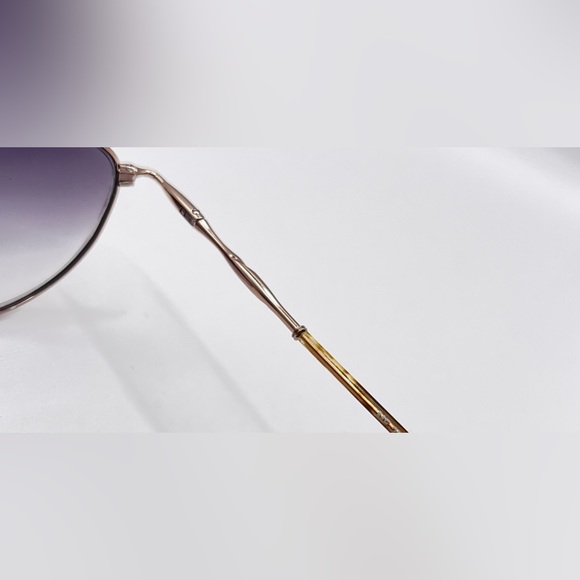 Vintage Fratelli Lozza ME-21 Bronze Oval Sunglasses Frames Only - Picture 7 of 8